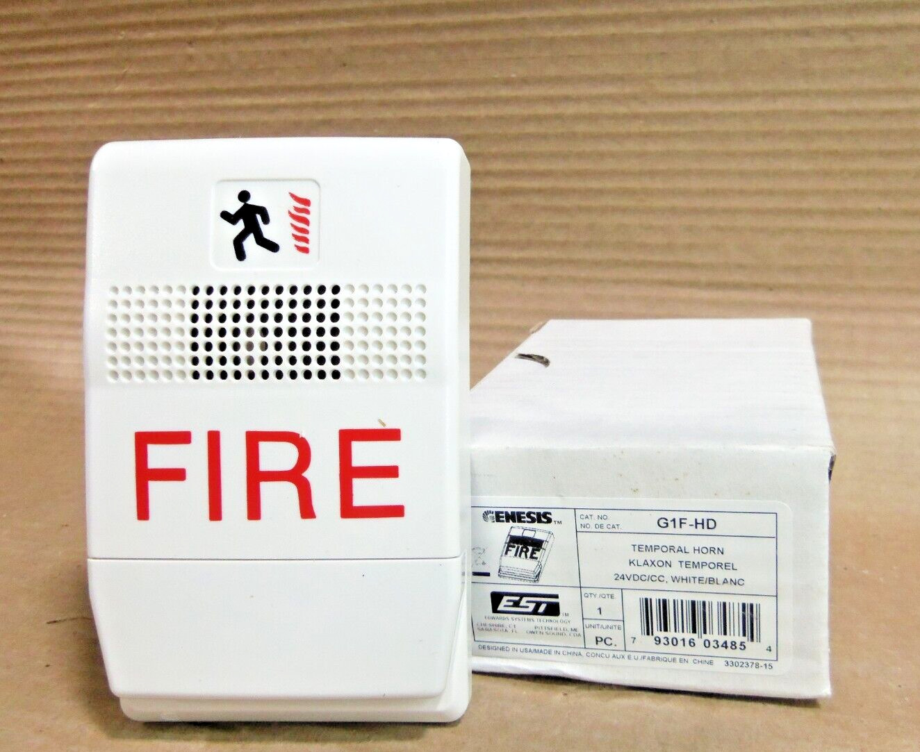 NEW EST G1F-HD TEMPORAL HORN FIRE ALARM