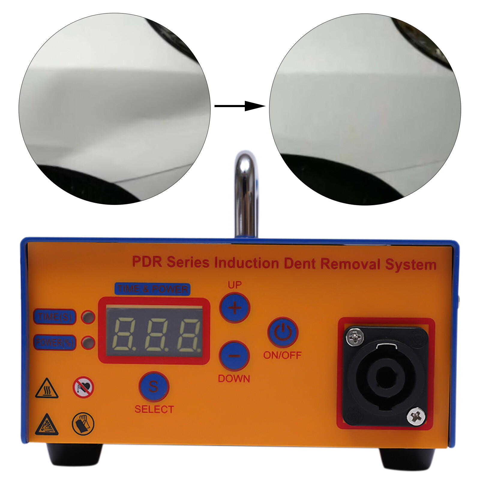 Car Body Paintless Dent Repair Tool Induction Heat Hot Box Removal Machine 110V
