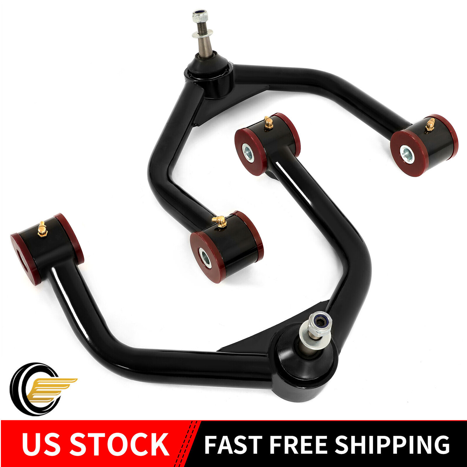 Pair Front Upper 2-4" Lift Control Arm for Nissan 2005-19 Armada 2004-15 Titan