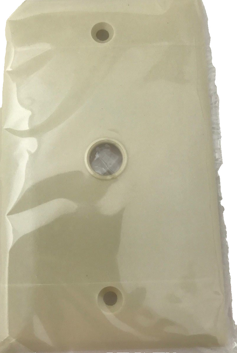 Pass & Seymour P11-I Ivory Single Hole Wall Plate Plastic 1-Gang