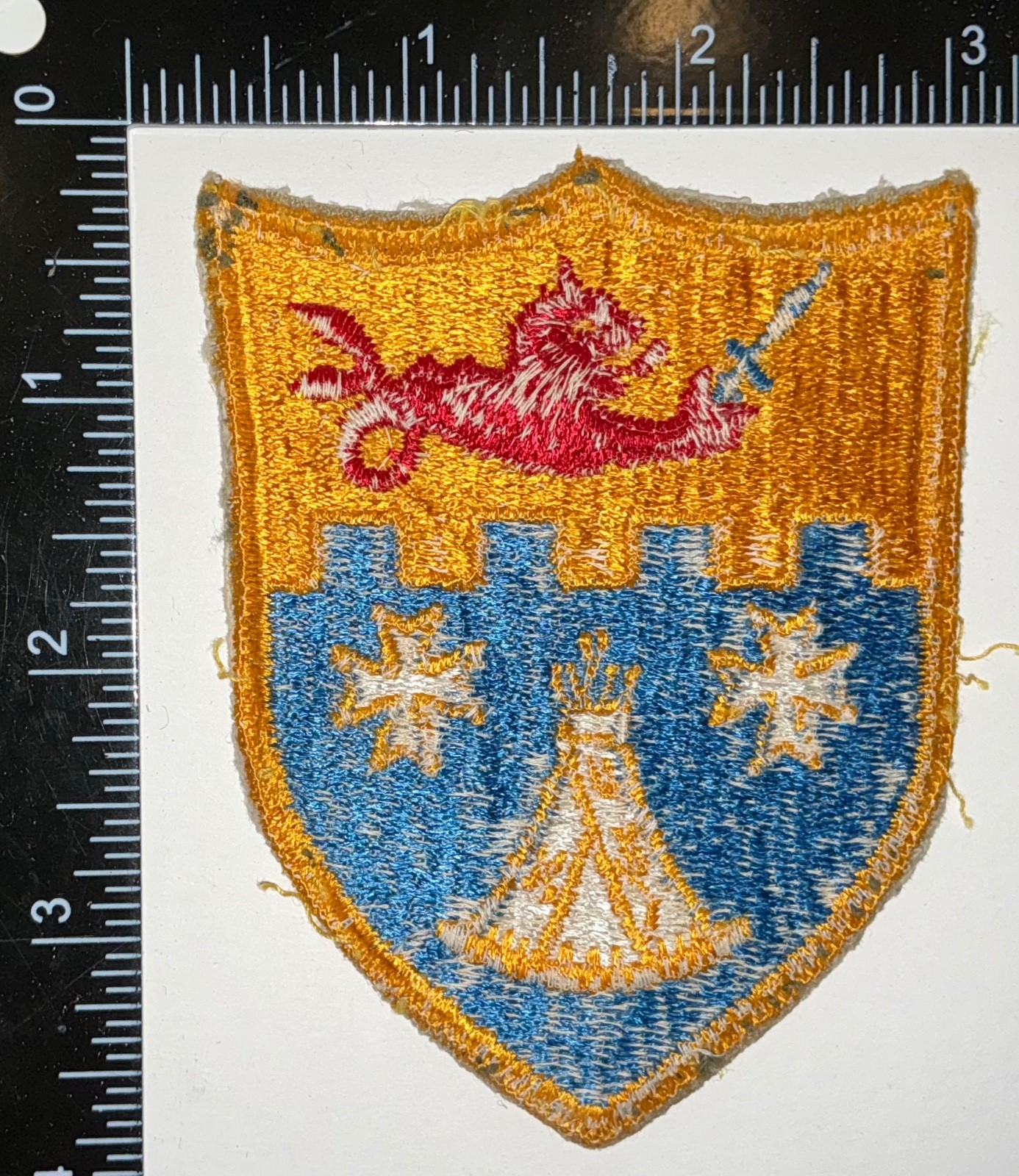 Cold War US Army 12th Infantry Regt Regiment US Made Patch