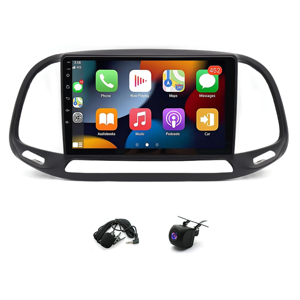 Android 14 Car Radio Promaster City 2015-2020 9" Wireless Carplay Android Auto