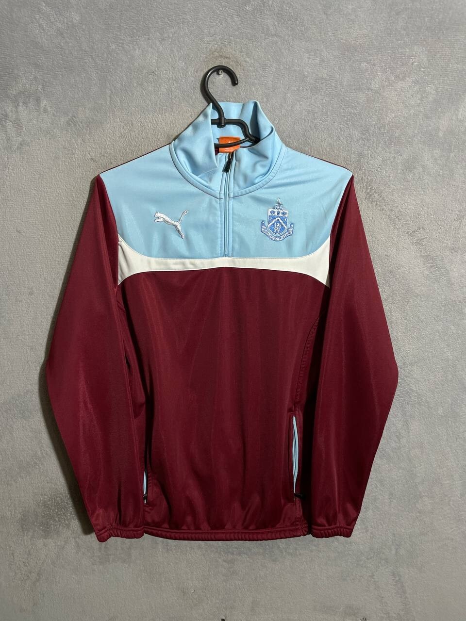 Burnley Training Football Soccer Jacket Long Sleeve Puma Men Size M