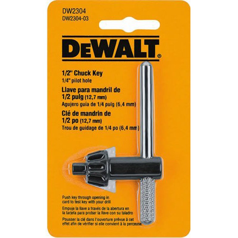 DeWalt DW2304 1/2-Inch Chuck Key with 1/4-Inch Pilot - DW2304