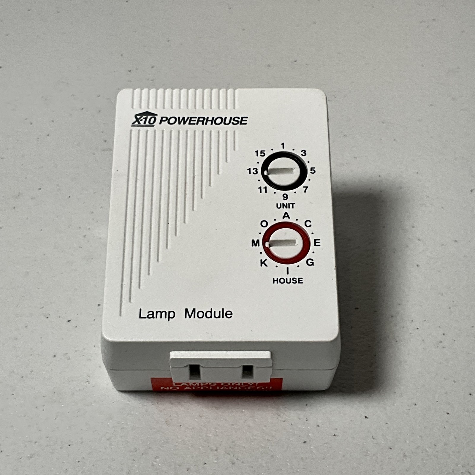 X10 POWERHOUSE LM465 Lamp Module Incandescent Smart Home Plug Control