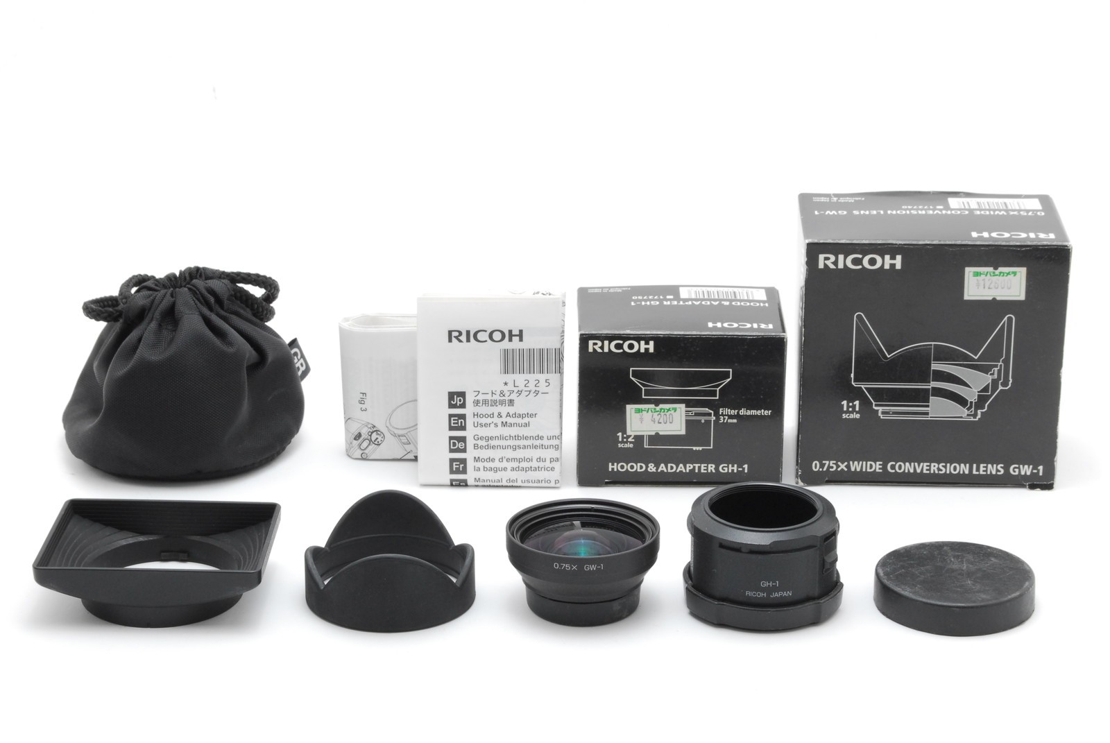 [Top MINT w/Box] Ricoh GW-1 GH-1 SET for GR Digital I II From JAPAN
