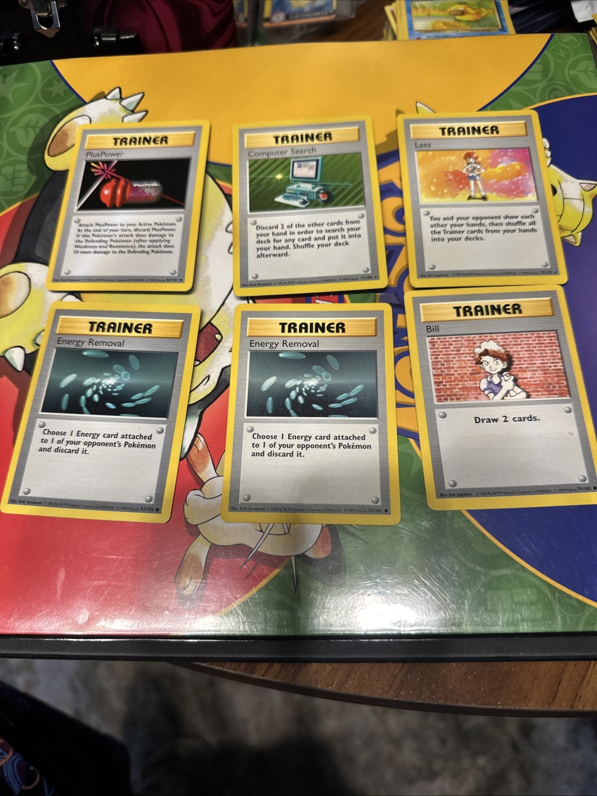 Pokemon Base Set Trainer Rare Lot Shadowless NM-MP 6 Cards More Vintage In Shop