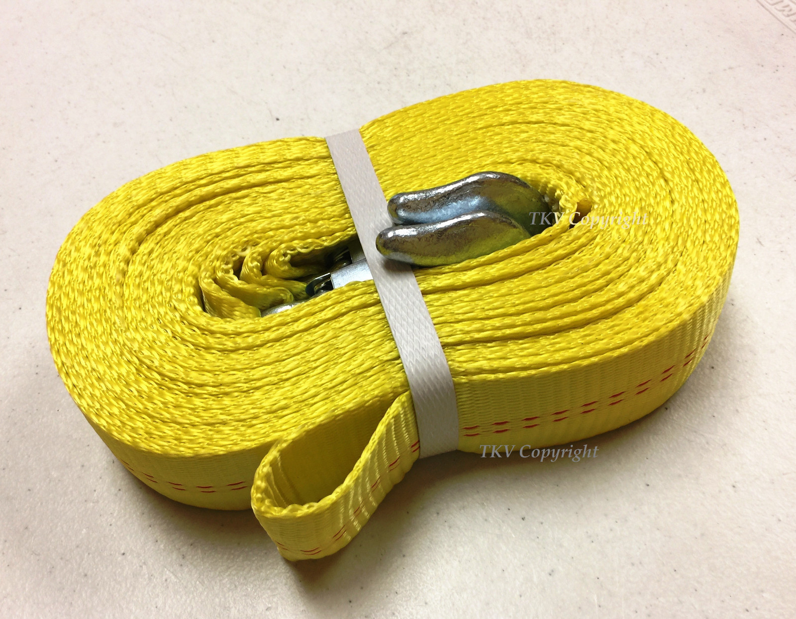 Heavy Duty 2 inches x 20 ft Tow Strap with 2 Safety Hooks 2" x 20'