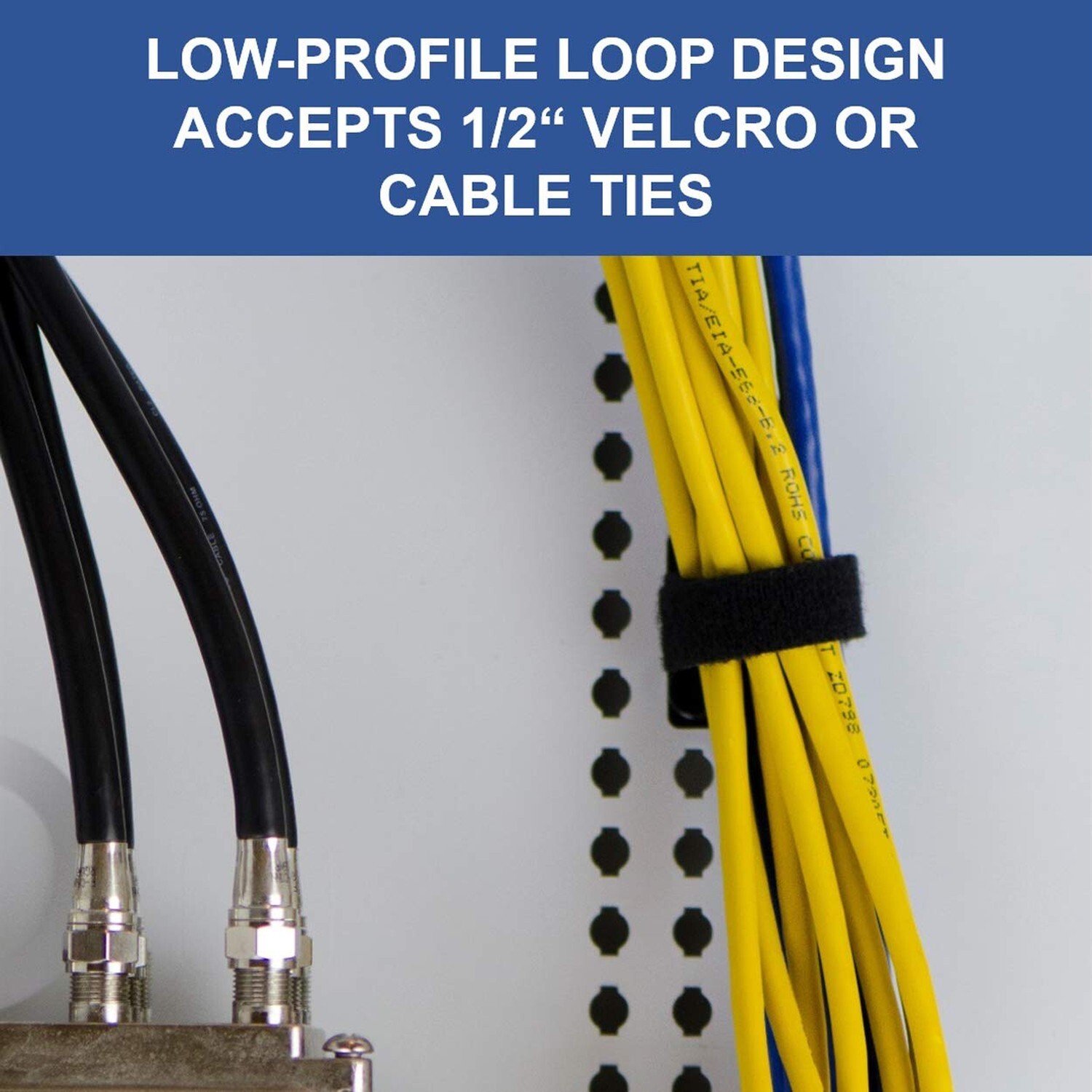 Legrand - OnQ Cable Management Clips, No Tools to Install Wall Cable Manageme...