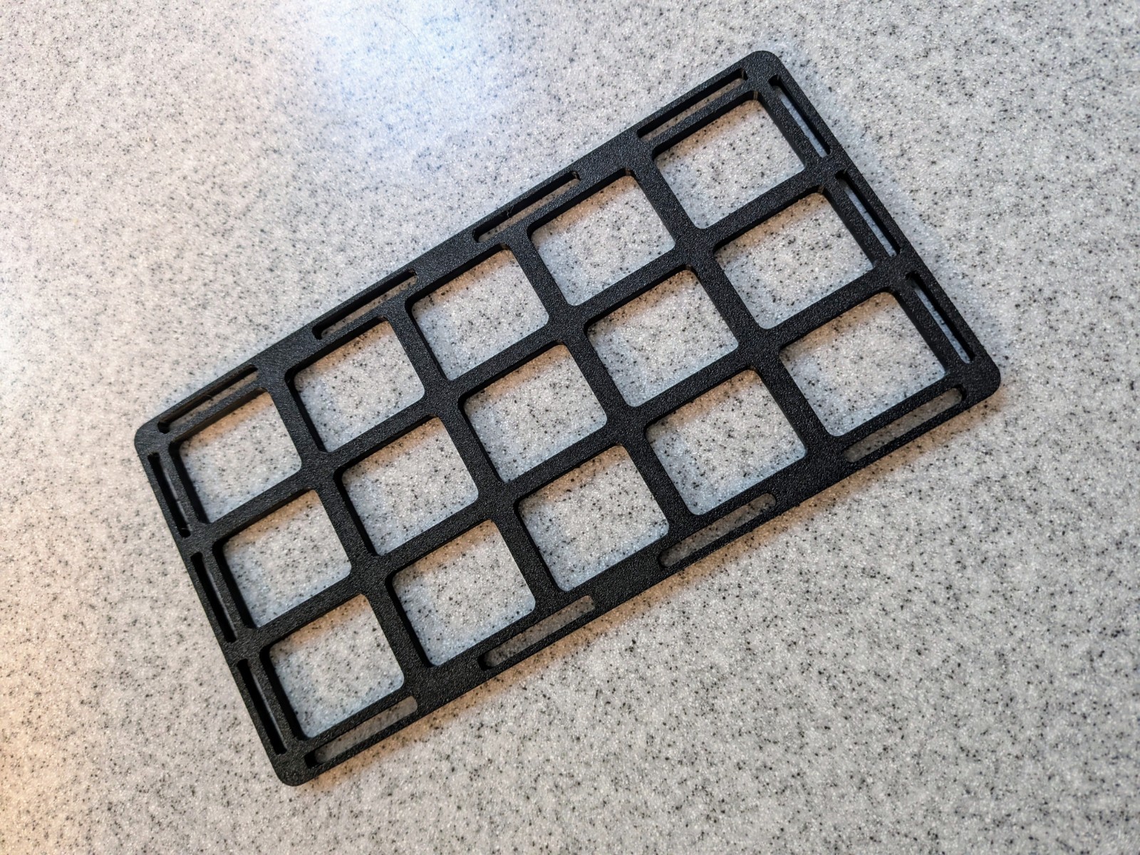 Molle Panel 5x3 Hole 3D Printed 8x4.1x.25
