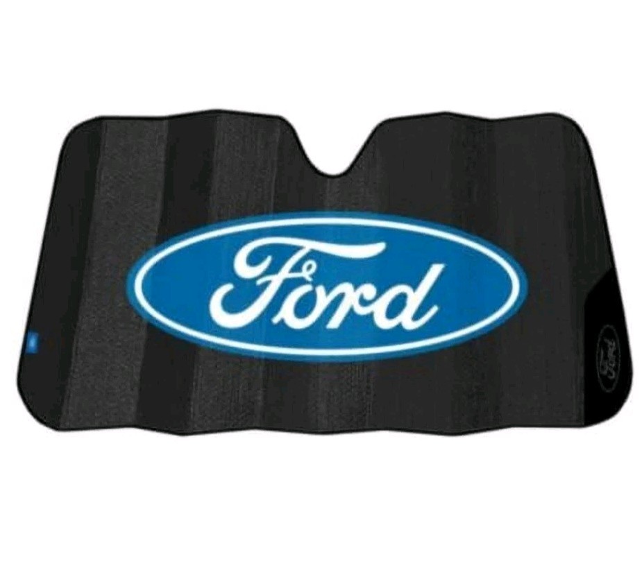 Ford Official License 58” x 27.5” Universal Fit Accordion Automotive Sunshade