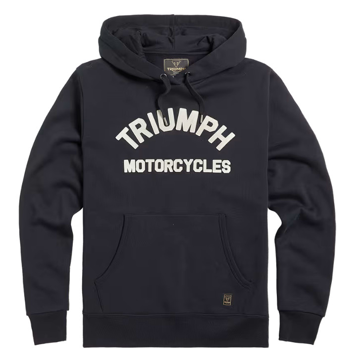 TRIUMPH HOODIE GENUINE TRIUMPH HOODY SWEATER CARRICK IN BLACK SIZE 3XL