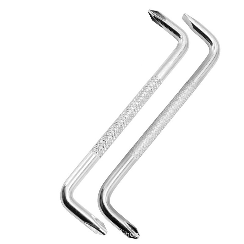 Magnetic Tip Double Head Slotted for cross Screwdriver Set 2pcs with Curved