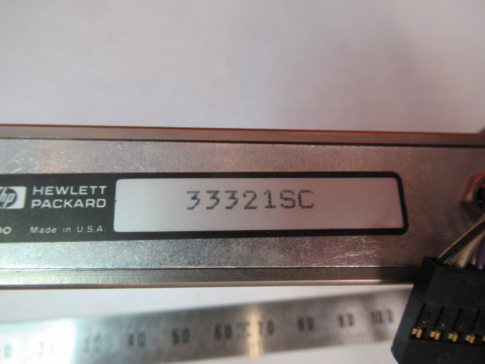 HP 33321SC VARIABLE ATTENUATOR HEWLETT PACKARD MICROWAVE FREQUENCY RF IL-6-B