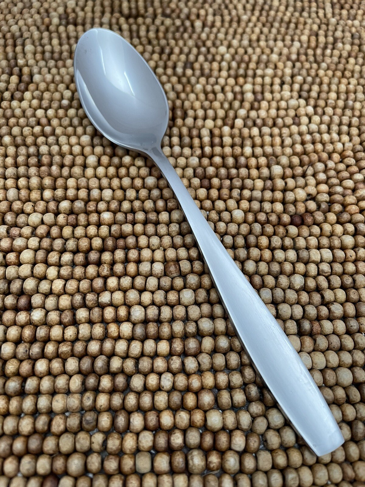 Cambridge TYRUS SATIN MIRROR Raised Outline Stainless PLACE SOUP SPOON 8”