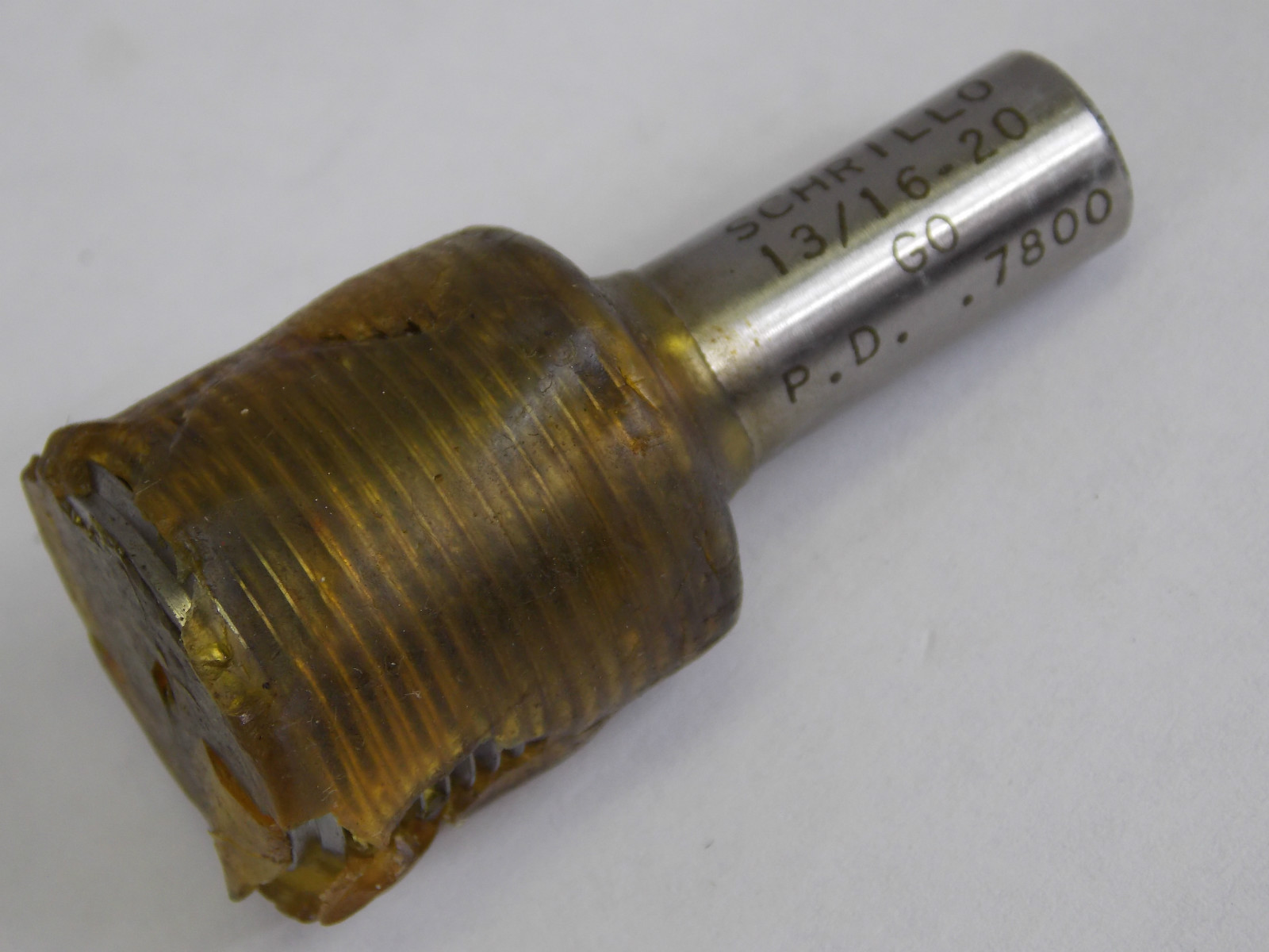 THREAD PLUG GAGE 13/16-20 UNEF-3B GO PD .7800