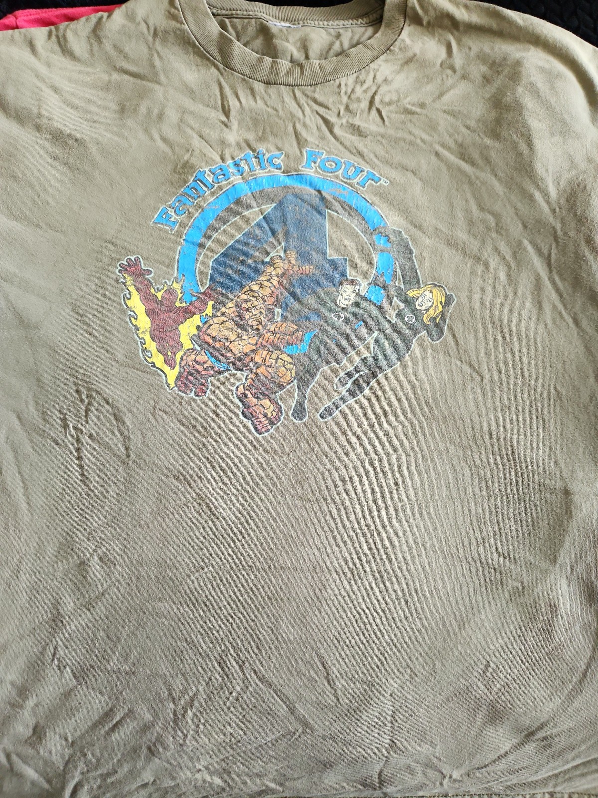 Marvel Comics Used T-Shirt - Size XL Extra Large - Fantastic Four Joe Sinnott