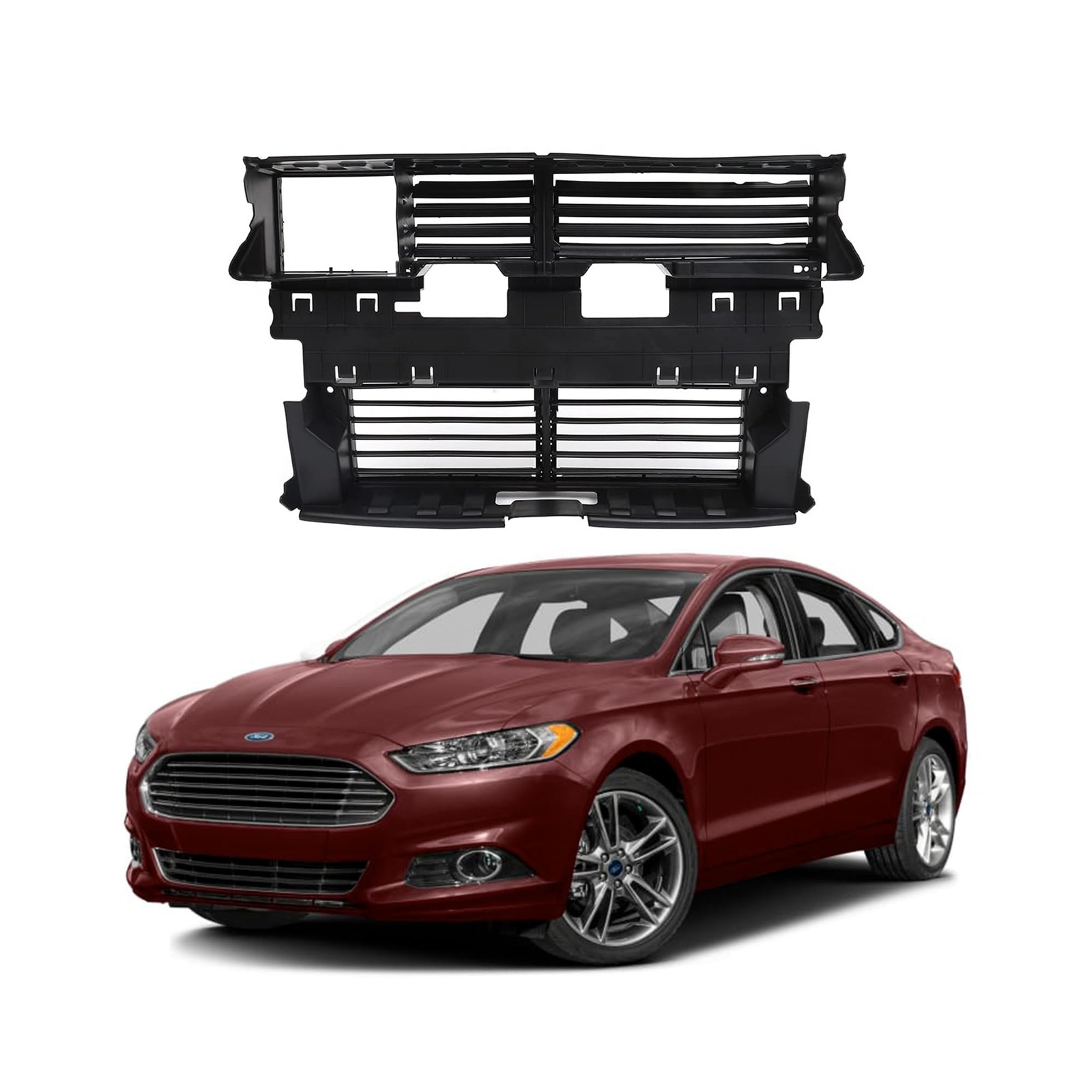 Radiator Shutter Grille w/o Actuator Fusion 2013-2016 Adaptive Speed 601-596
