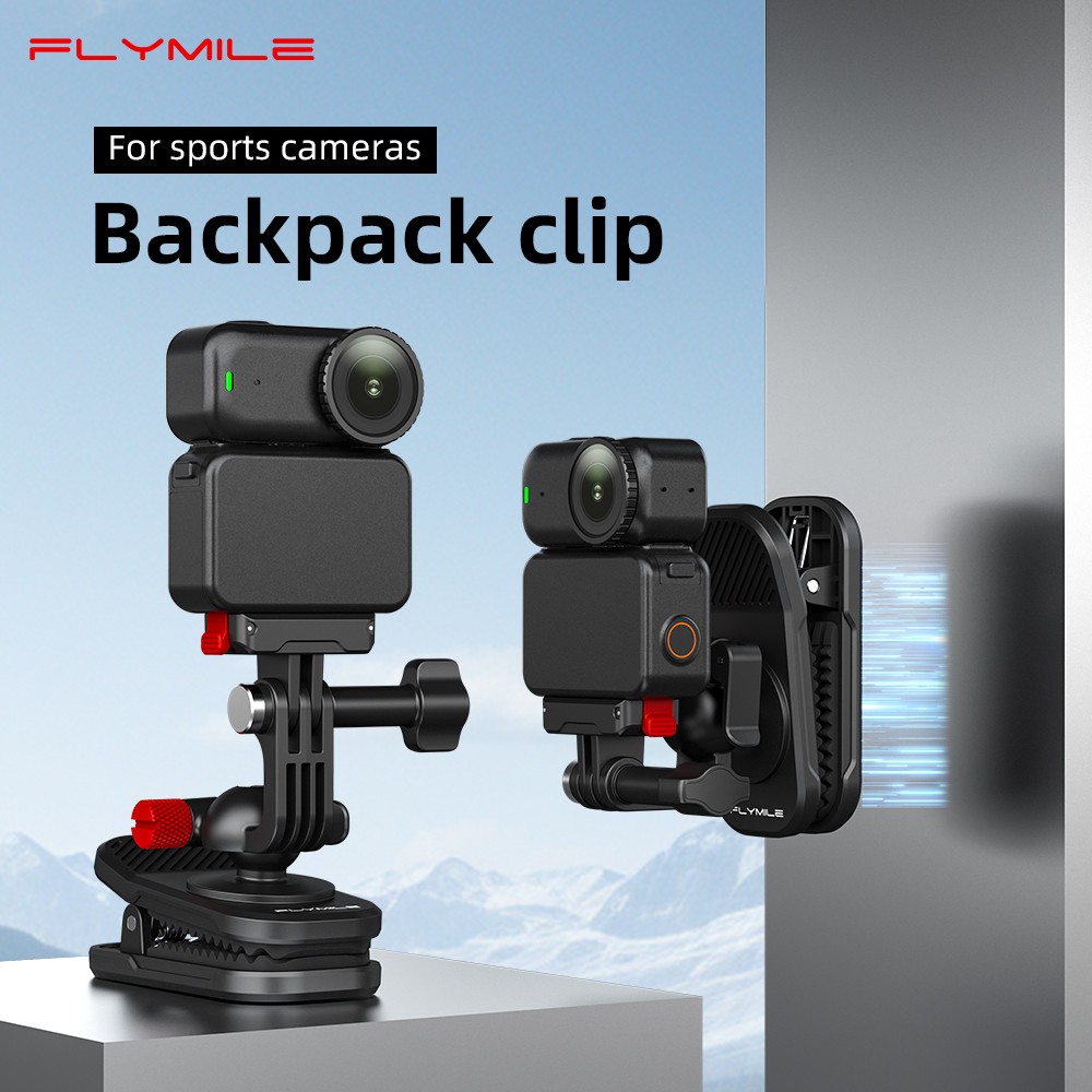 Magnetic Quick Release Backpack Clip for DJI Insta360 Action Sports Camera Mount