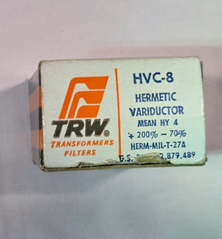 New Old Stock TRW UTC HVC-8 Hermetic Variductor