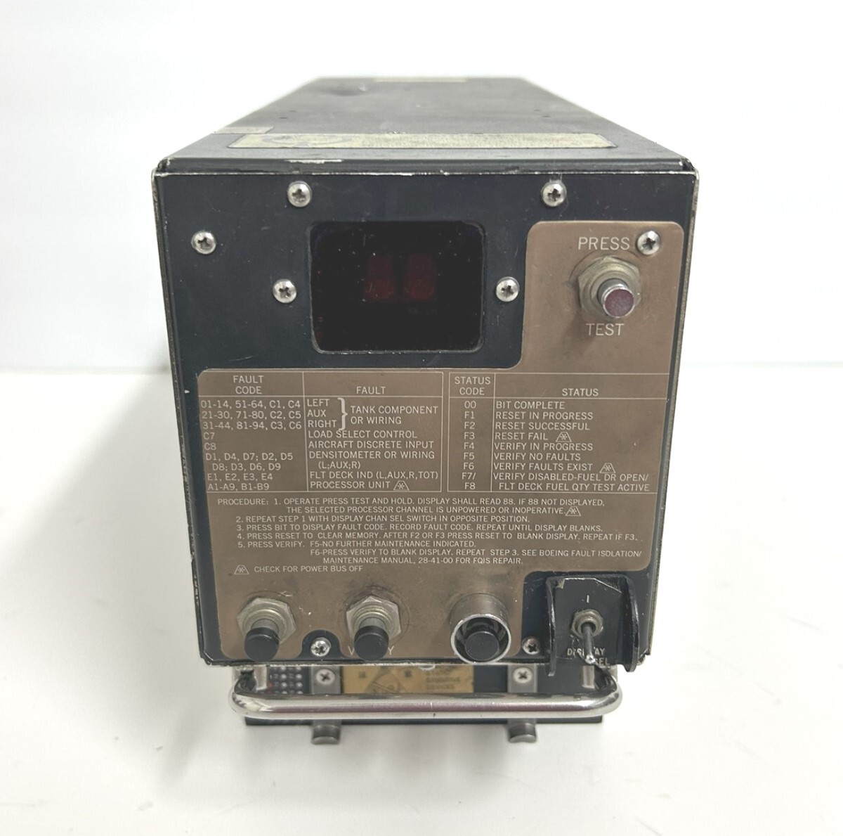 Boeing 767 Aircraft Fuel Quantity Indicator Processor Unit P/N HG1057AA07