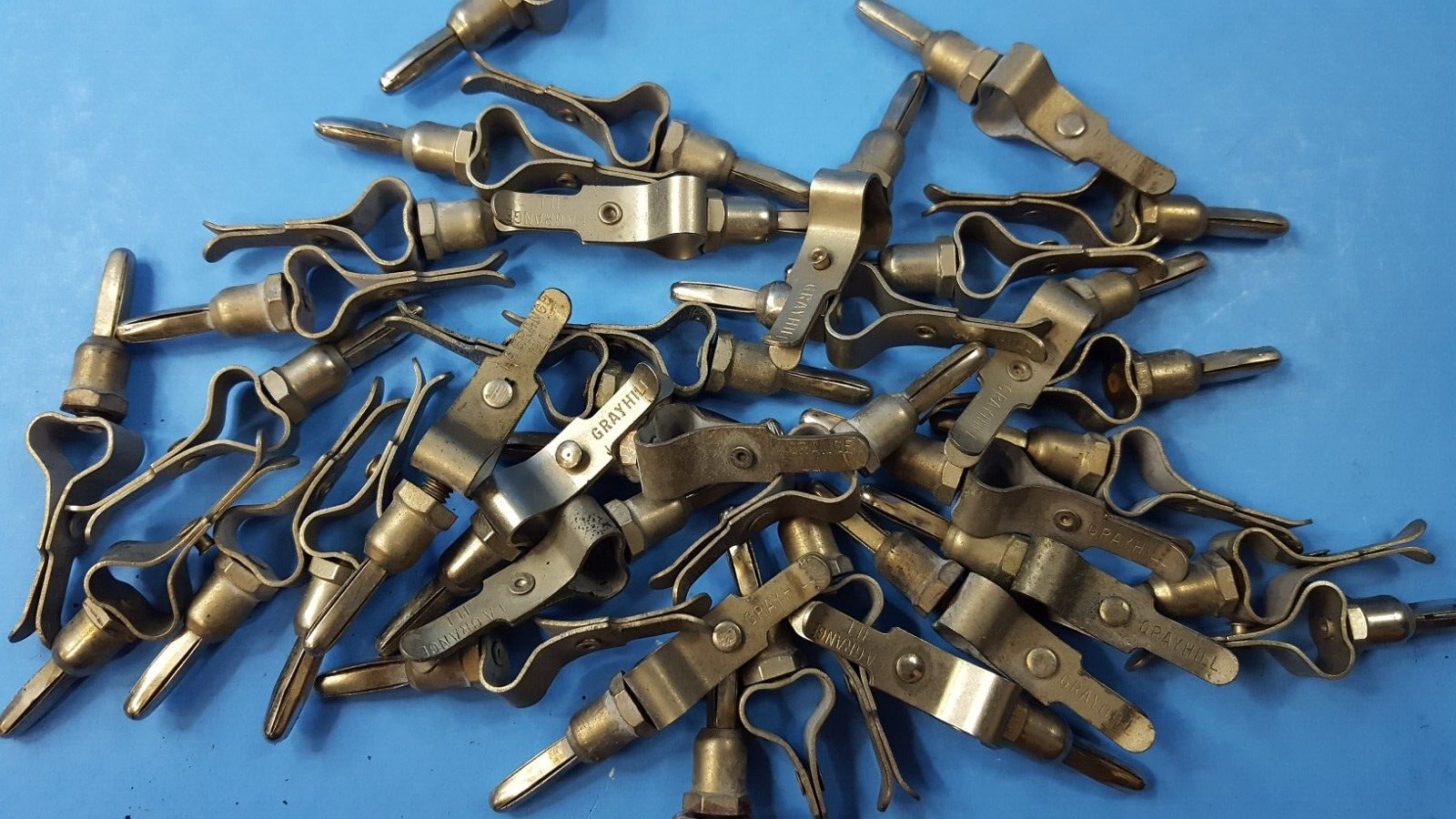 2pcs- Banana Plug Connector Standard Banana Solder, 02-1, Grayhill Inc.