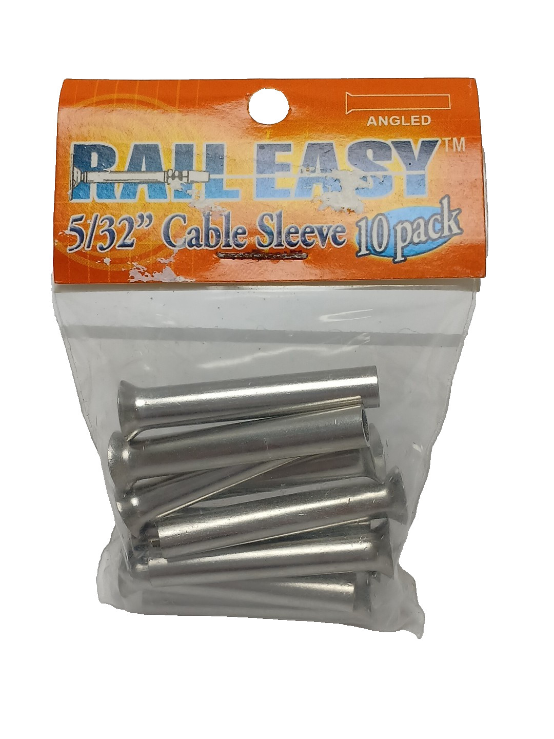 Atlantis Rail System RailEasy 5/32 In. Stainless Steel Cable Sleeve (10- Pack)