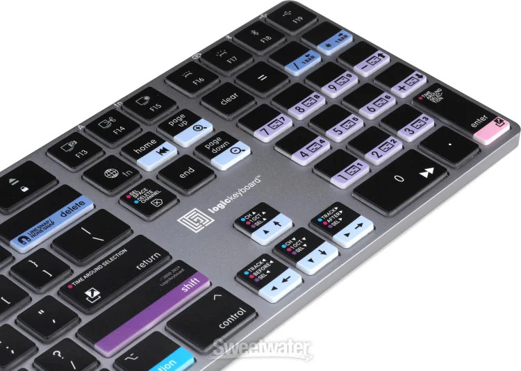 LogicKeyboard Titan Wireless Backlit Keyboard for FL Studio - Mac