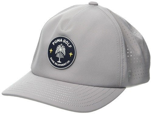NEW Puma Circle Flower Tech Cap - Ash Gray
