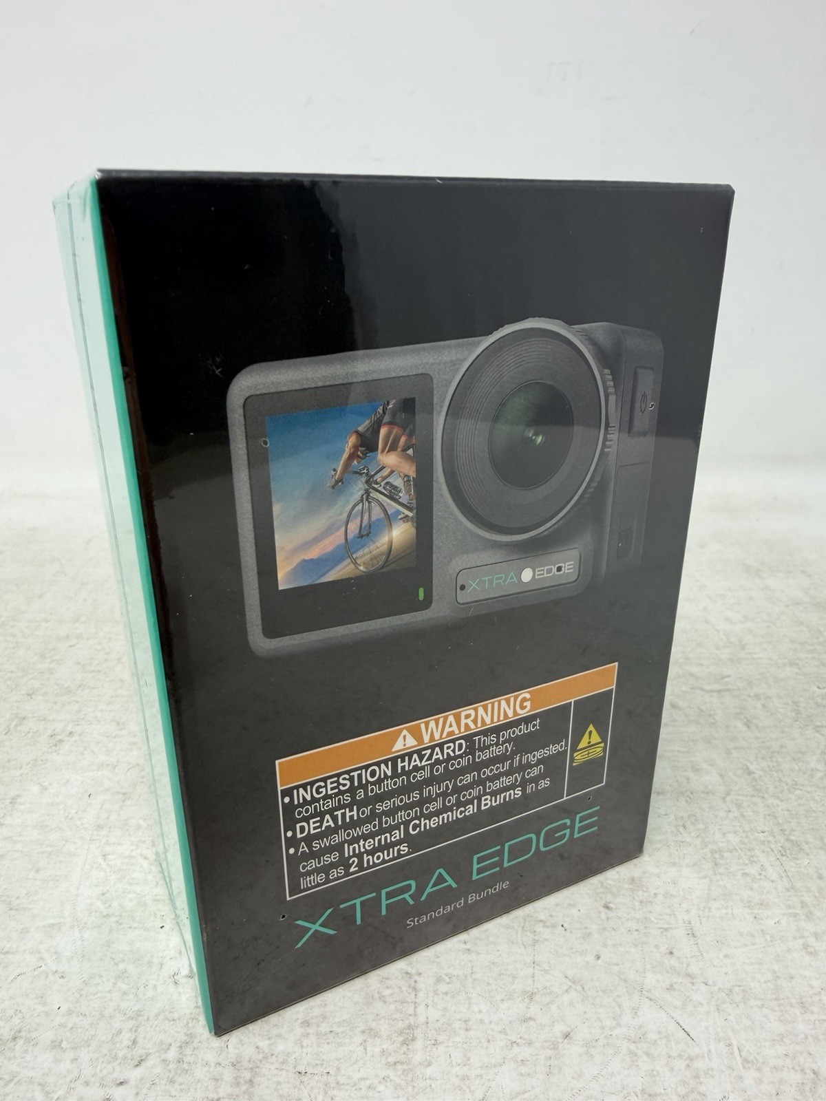 Xtra Edge Waterproof Action Camera with 4K Video Resolution and Dual Screens