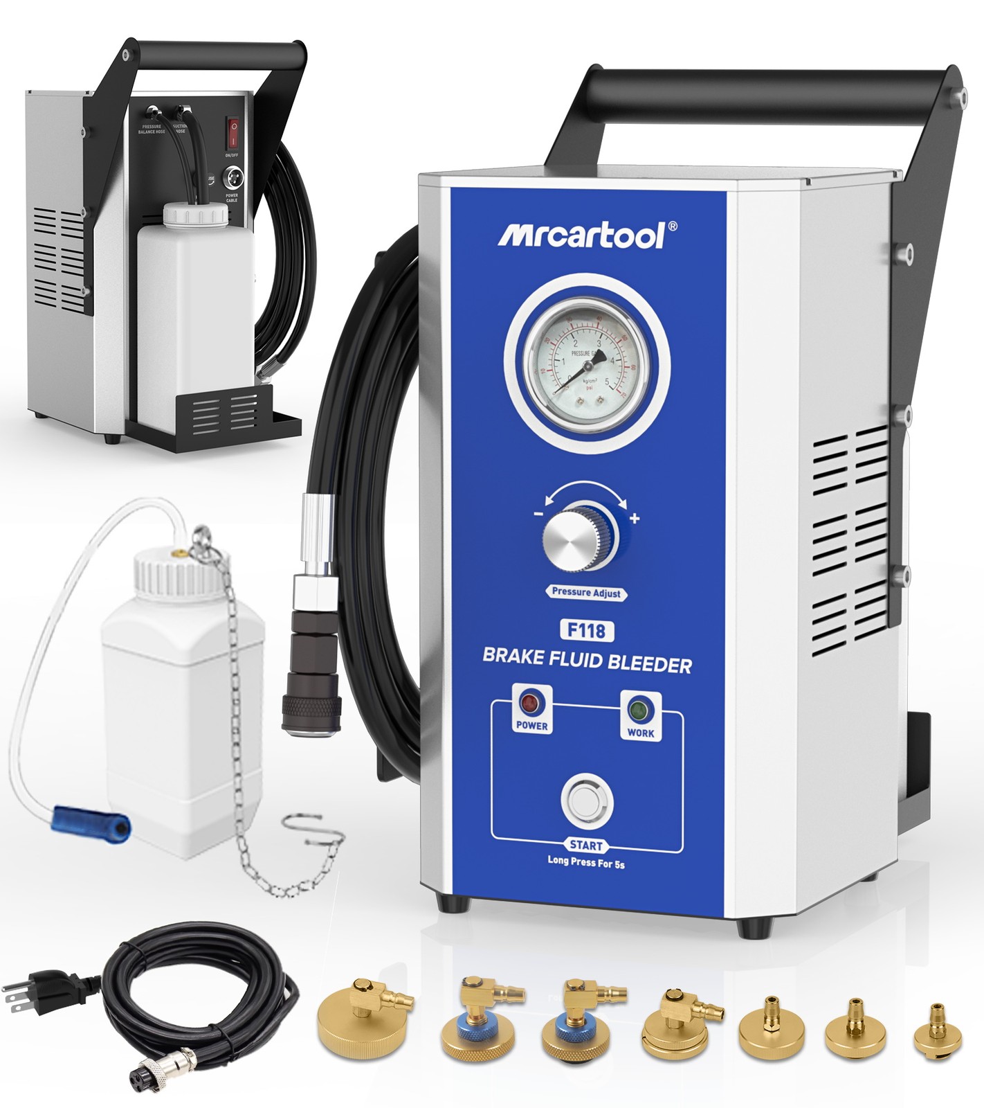 Electric Brake Bleeder Bleeding Kit Automatic Brake Fluid Oil Exchanger Machine