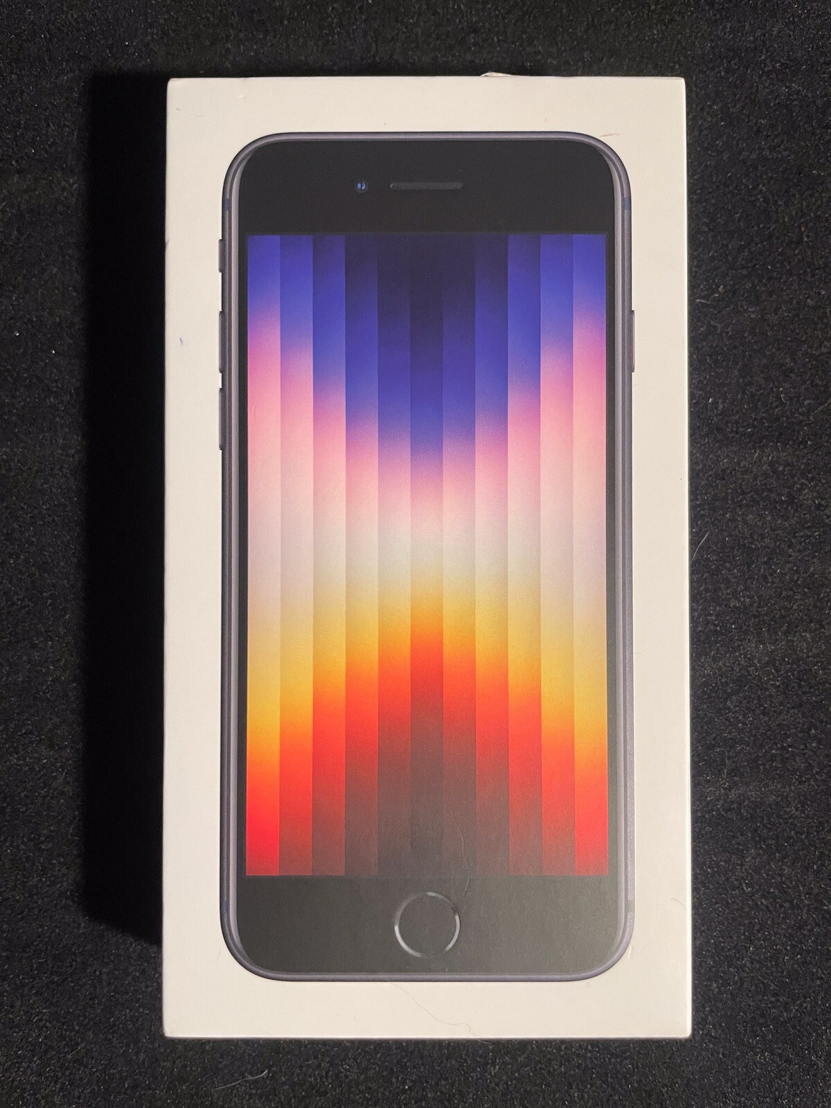 EMPTY BOX ONLY Apple iPhone SE ~Midnight, 64GB, A2595, MMX53LL/A