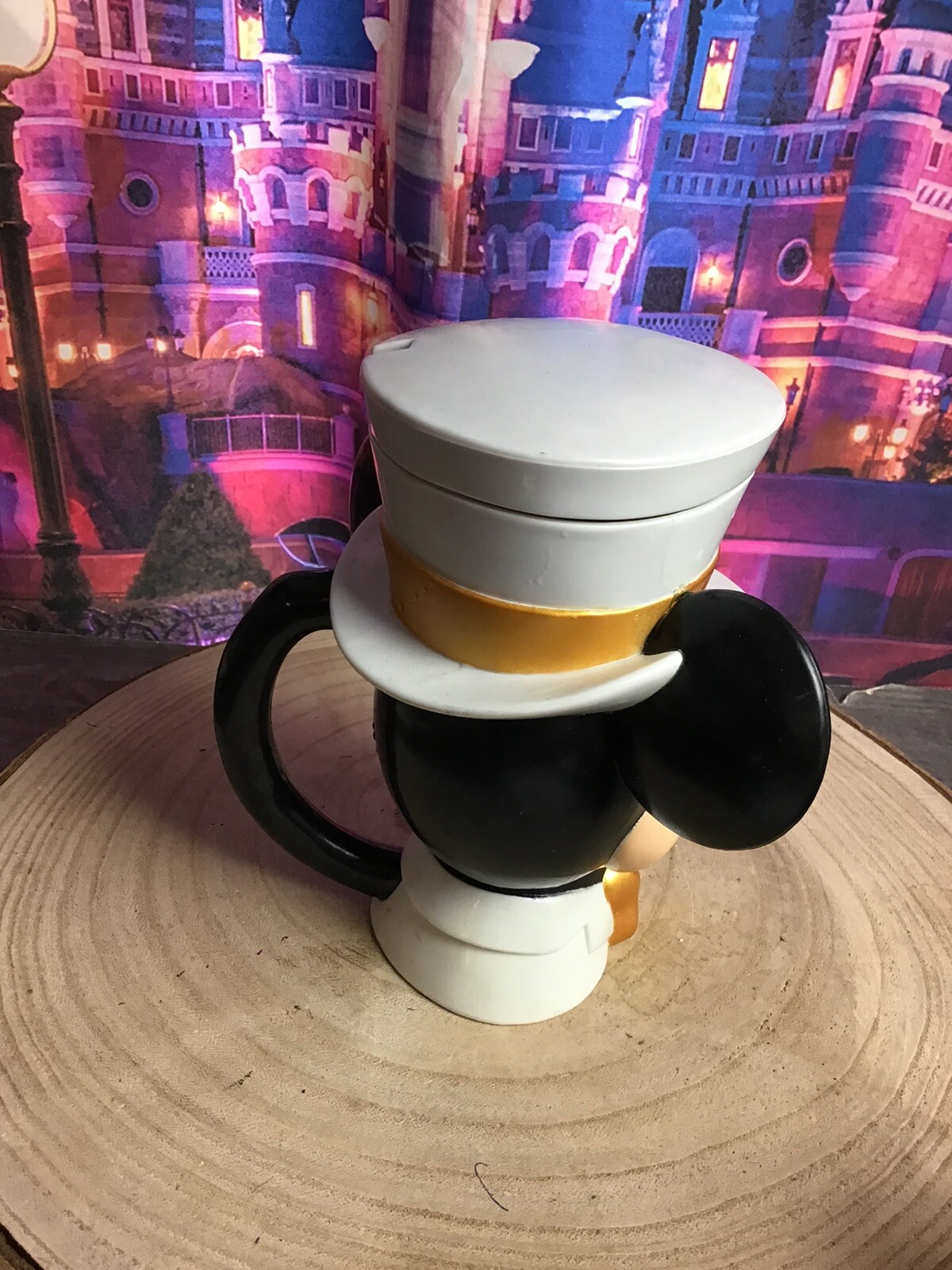 Disney On Ice Top Hat Mickey Mouse Sipper -preowned