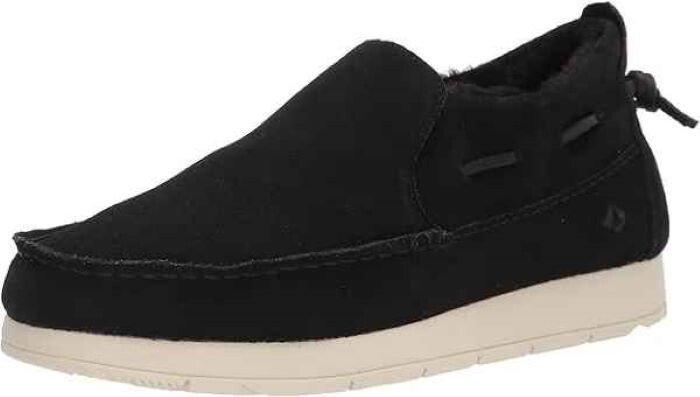 Sperry women's Black Moc-Sider Moccasin slip on Shoes - size 7.5 - new in box