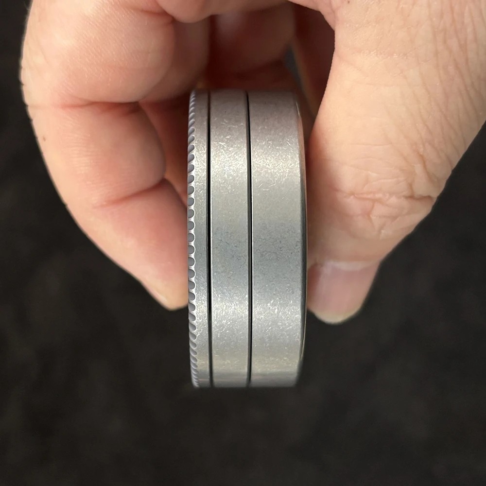 Small Titanium Alloy Storage Box Small Tool Round Case Travel Pill Bottle