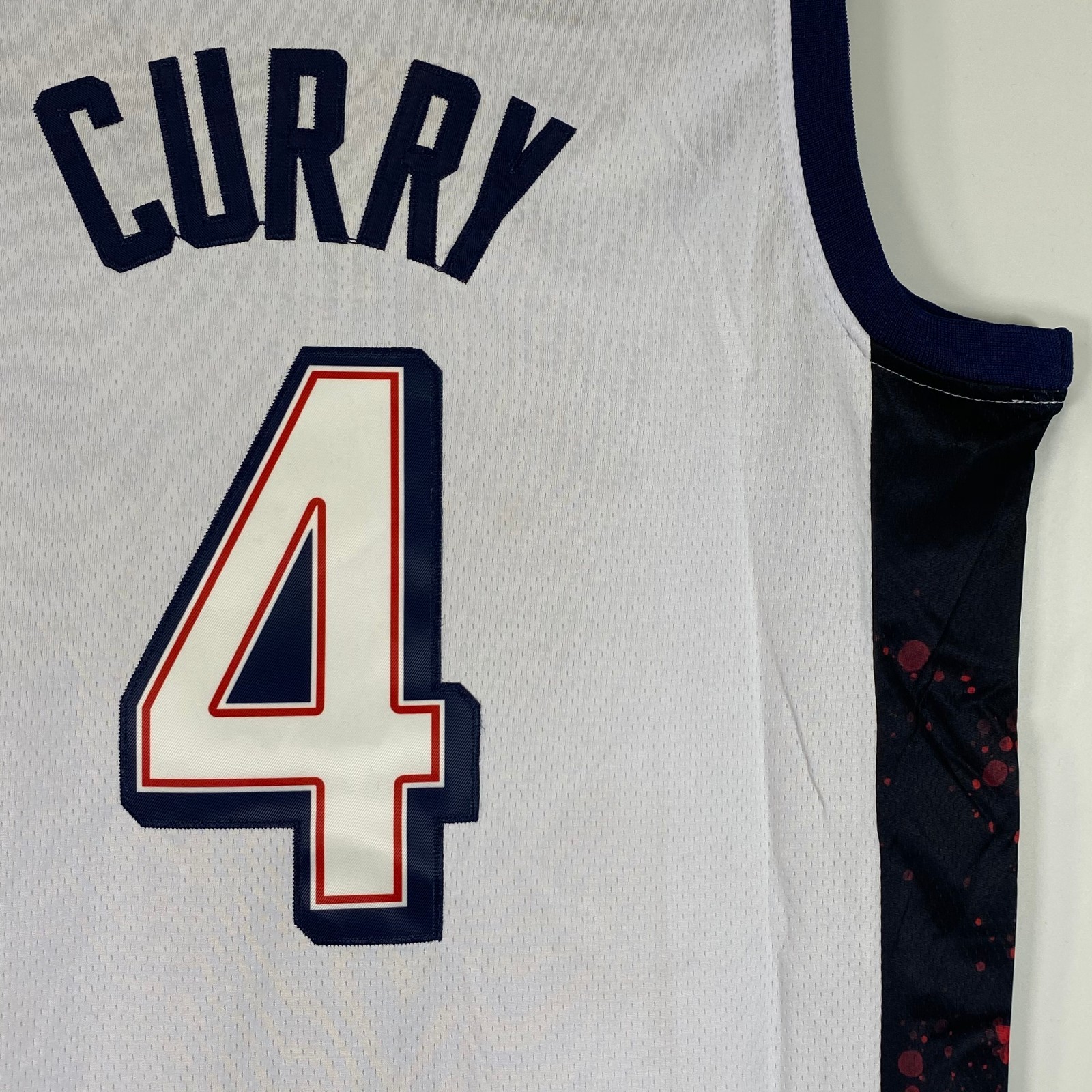Stephen Curry #30 Embroidered Jersey, White, Sizes S/M/L/XL/XXL