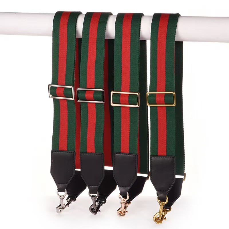Purse Strap No Brand For GG 1955 Horsebit Red Green Replacement Strap