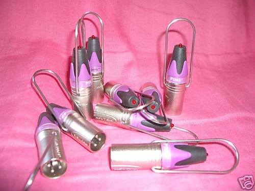 P!NG pink noise generator, XLR cable tester, keyring