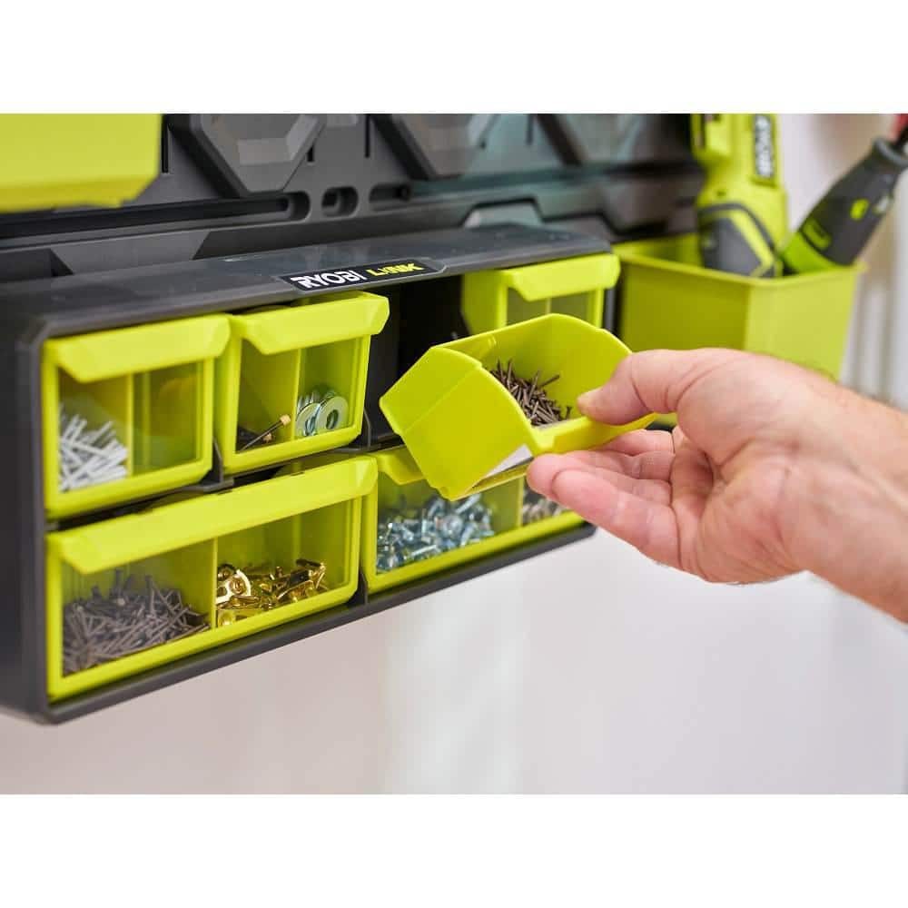 LINK 12-Compartment Wall Mounted Small Parts Organizer