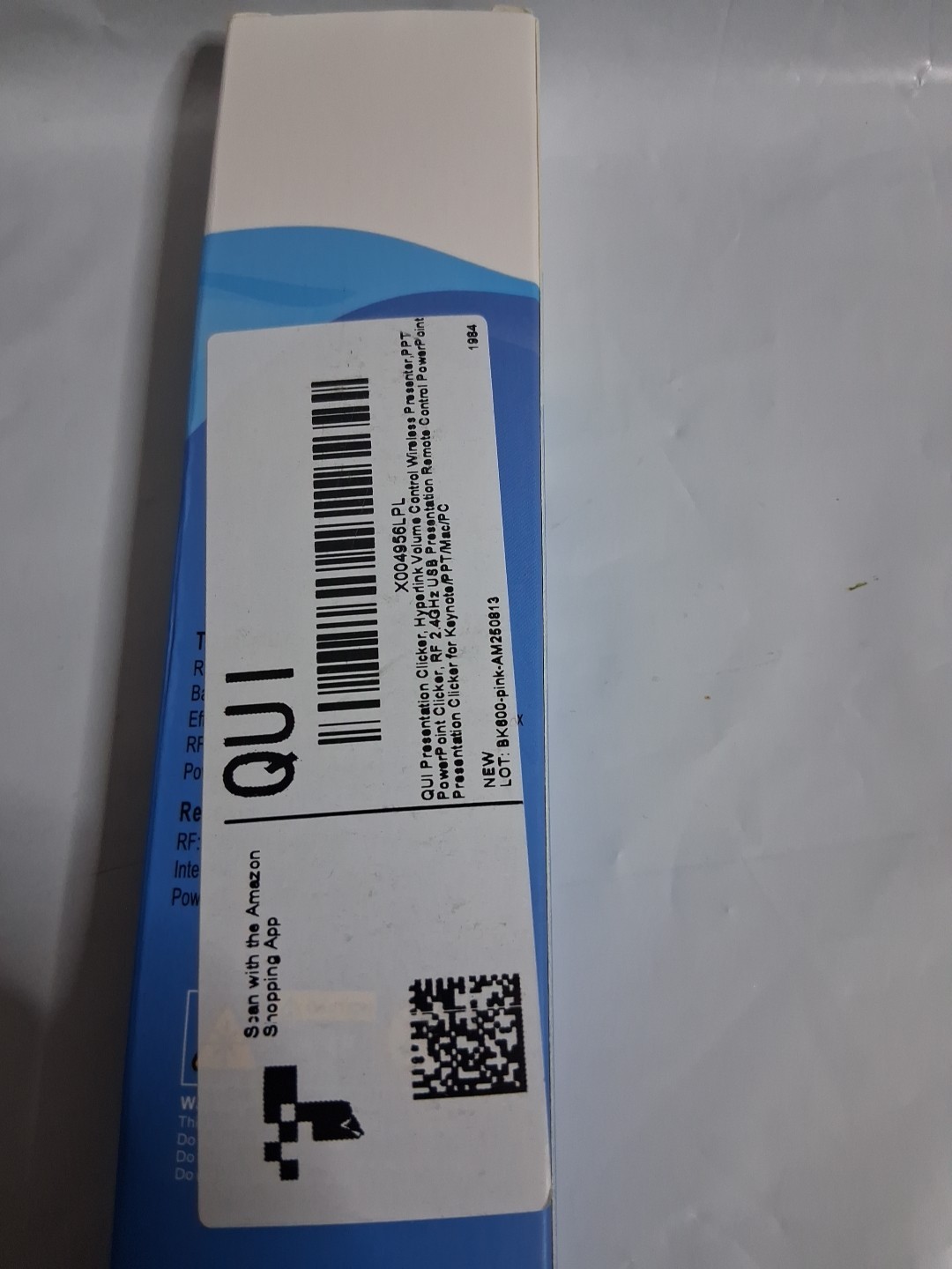 QUI RF 2.4GHz Wireless Presenter Remote Presentation