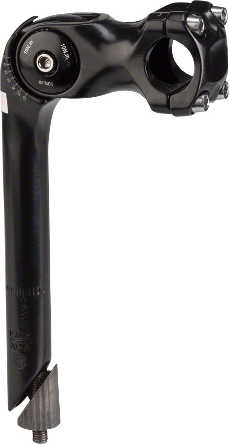 KAluminum 820 Stem 80mm 25.4 Clamp Adjustable 22.2-24tpi Quill Black Aluminum