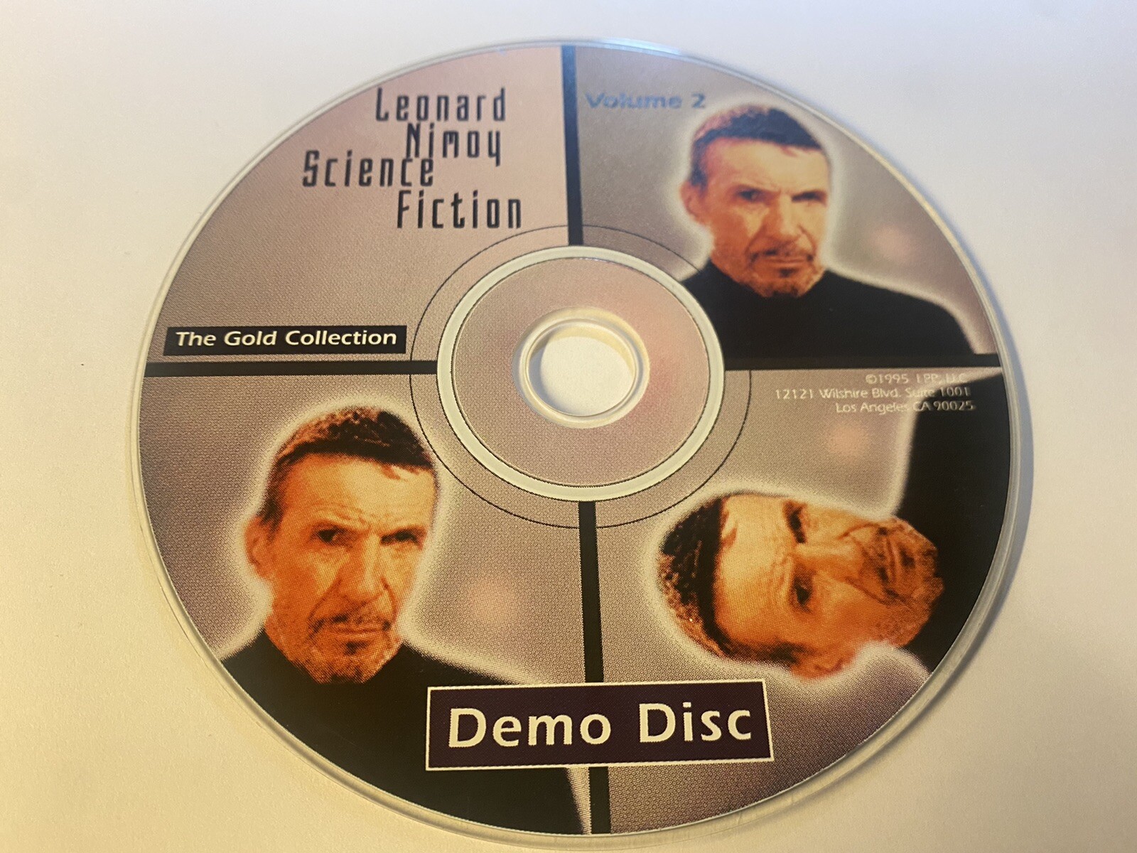 Leonard Nimoy Science Fiction Volume 2 (PC/Mac CD-ROM) 1995 DEMO DISC -Star Trek