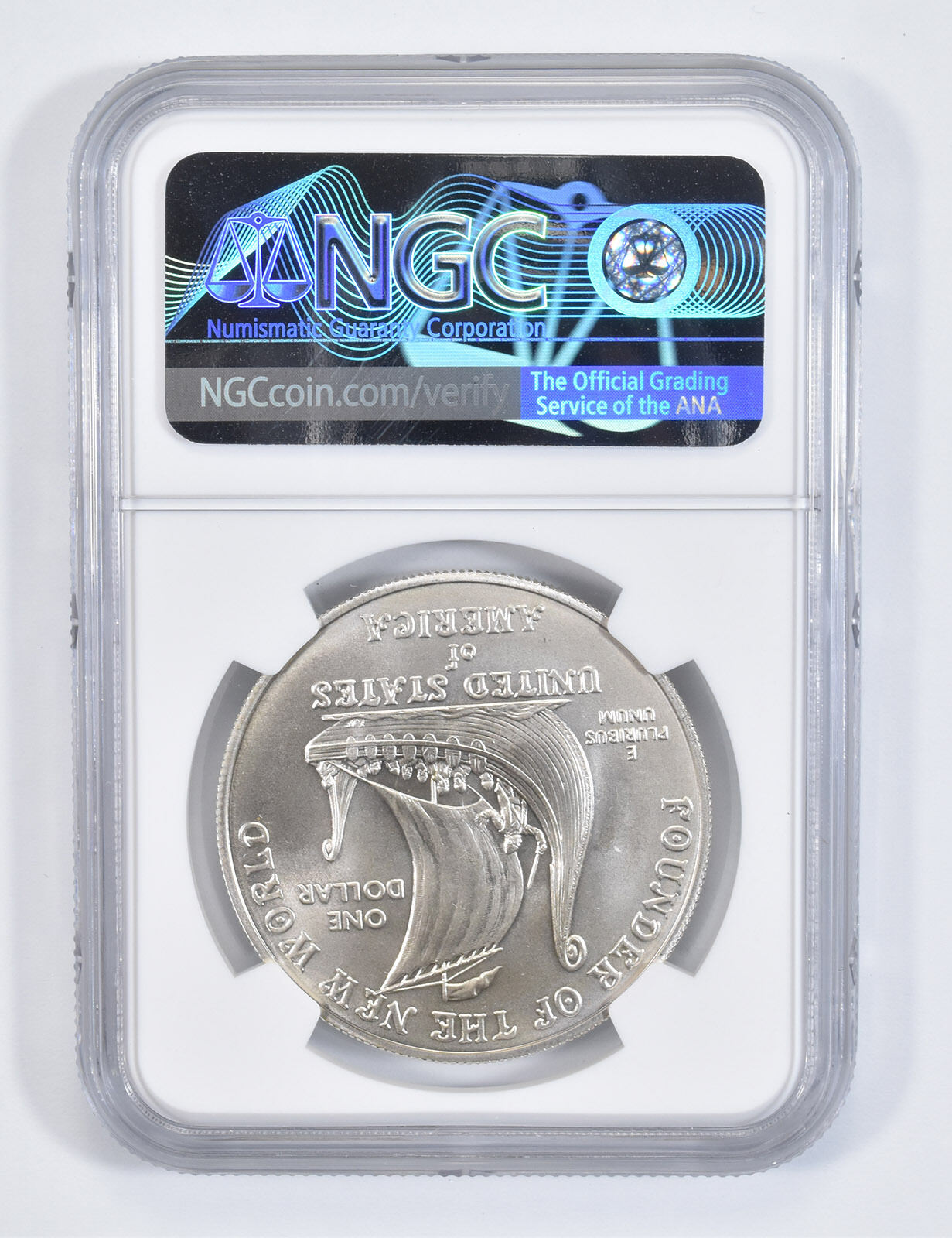 MS70 2000-P Leif Ericson Commemorative Silver Dollar NGC