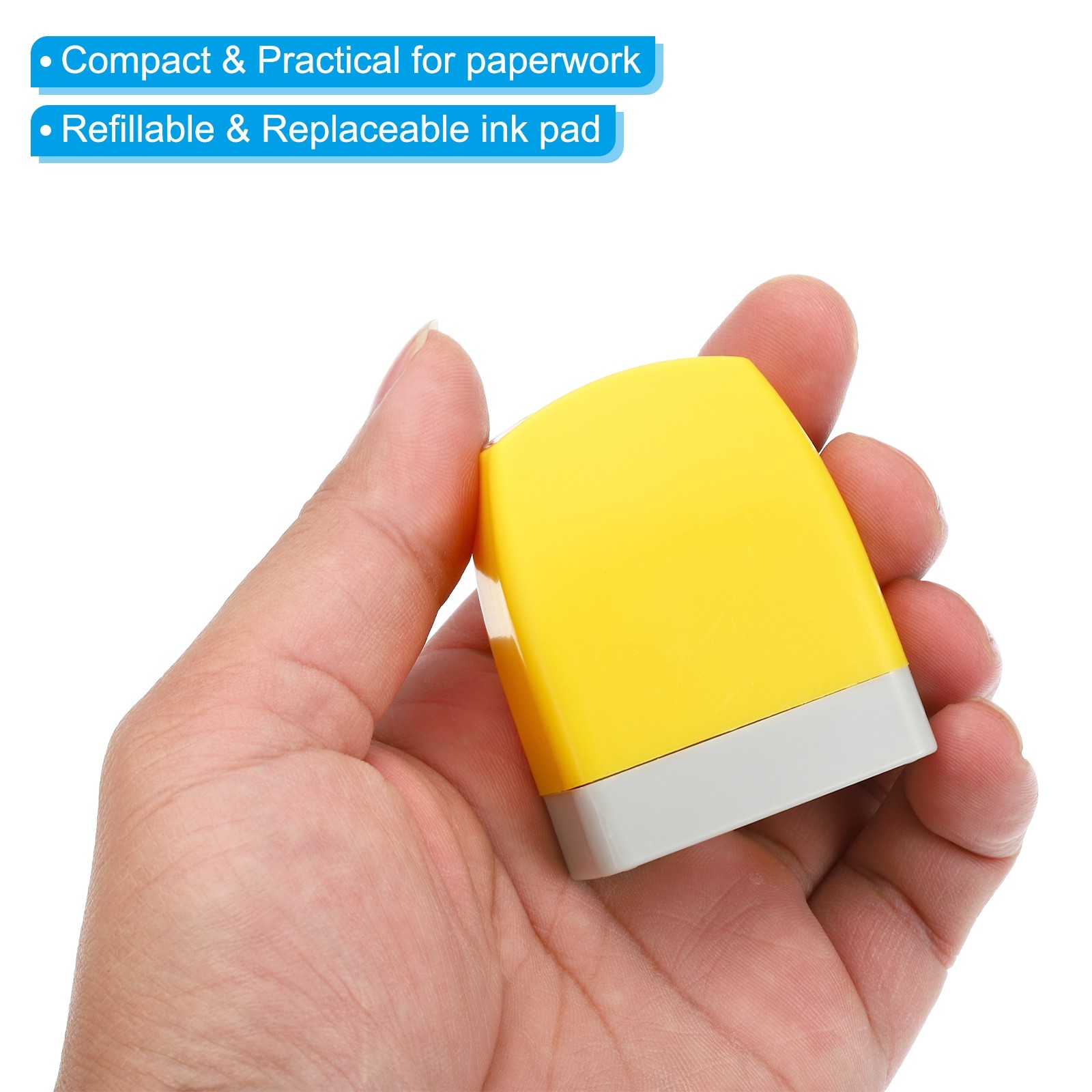 Sample Notice Stamp, Office Stamp Pre Inked Stamp, Yellow