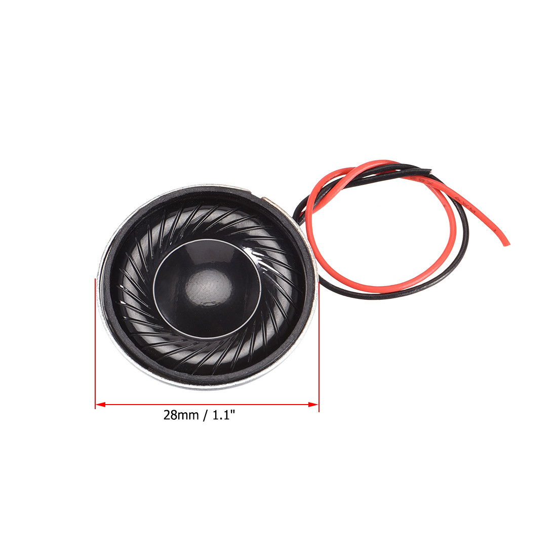 2W 8 Ohm Micro Internal Speaker Magnet Loudspeaker 28mm Dia with Wire