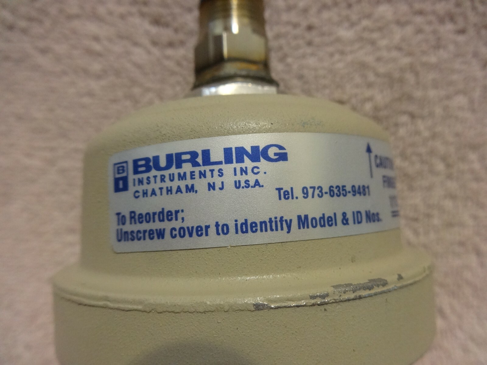 BURLING INSTRUMENTS MOD B-2C 673, ADJUSTABLE TEMP CONTROLLER