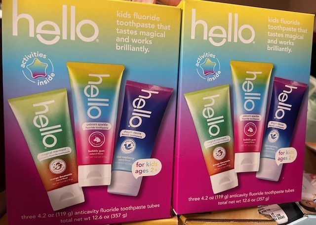 6 Hello Kids Toothpaste Fluoride Variety Unicorn Sparkle  4.2 oz. SEALED  2 PACK