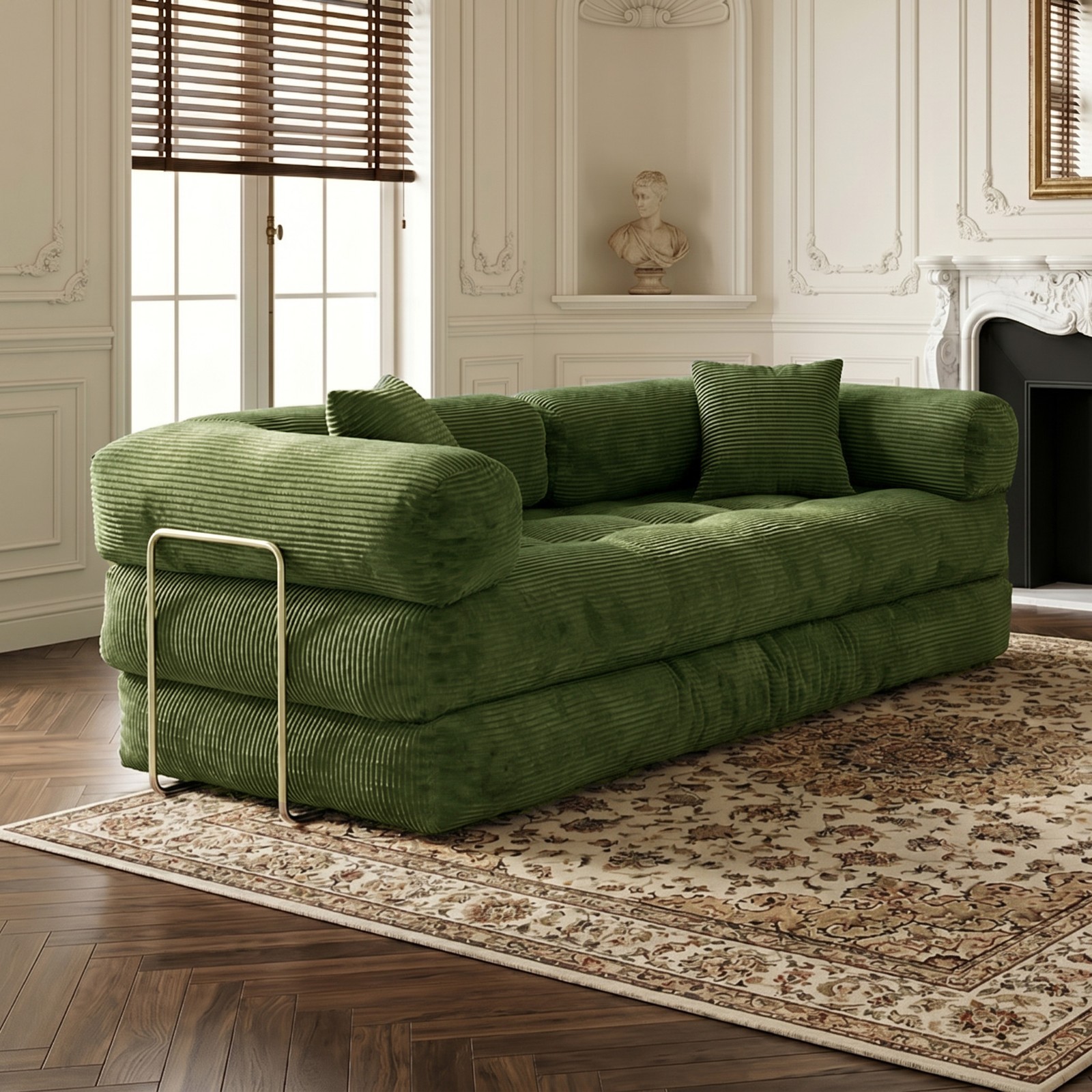 Folding Convertible Sofa Bed,Pull Out Bed Futon Sleeper Sofa Boneless NoAssembly