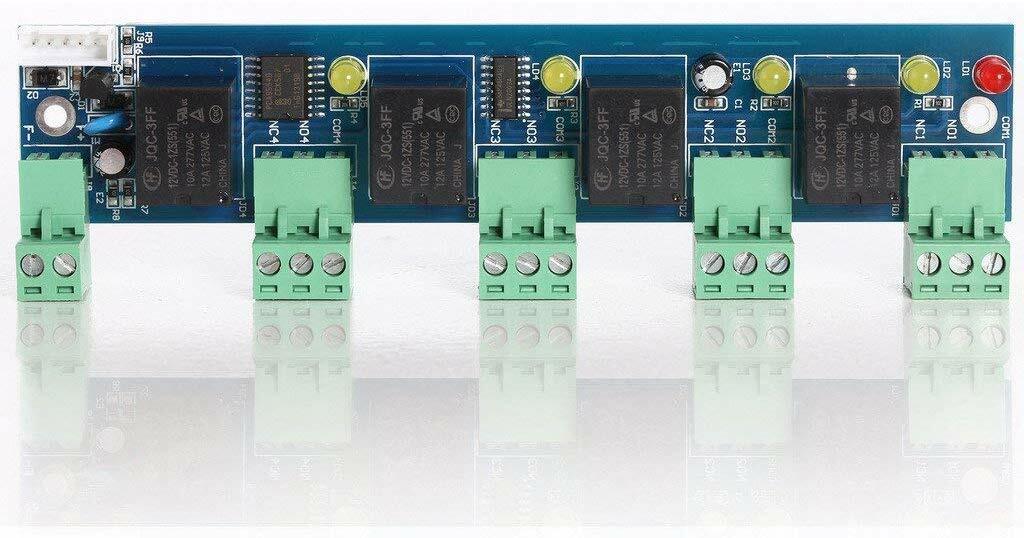 Enhanced Alarm Output Fire Control Expansion Panel Board For Access Controller