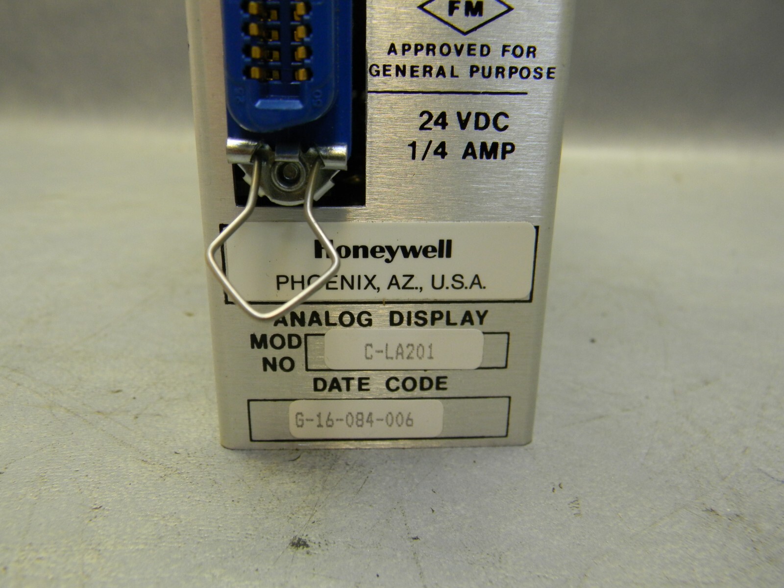 Honeywell C-LA201 Analog Dislay Panel Meter